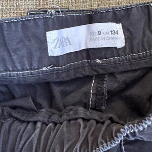 Zara Charcoal Elastic Waist Trousers